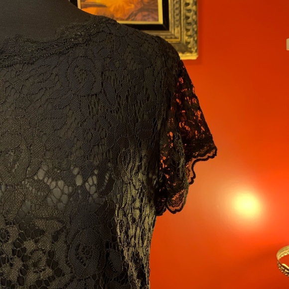Oh Soo Sweet Black Lace Dress - Picture 5 of 16